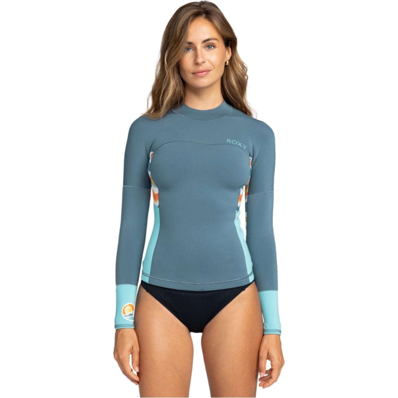 2025 Roxy Womens Swell Series 1mm Wetsuit Jacket ERJW803026 - Starglazer